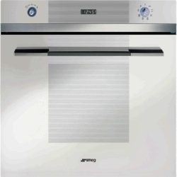 Smeg SFP109B 60cm Built In Linea Pyrolytic Multifunction Maxi Oven in White